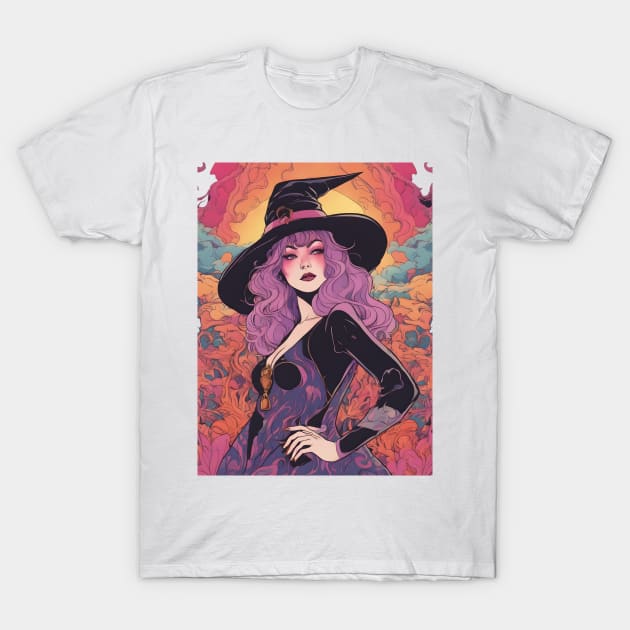 cute witch T-Shirt by PlushFutura